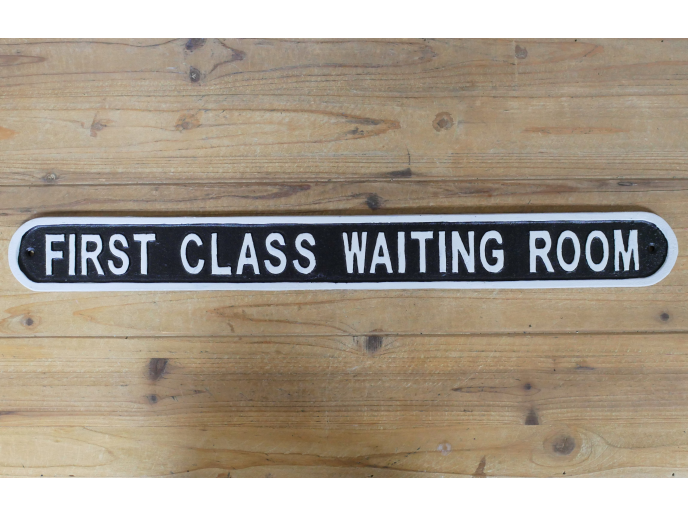 Sign First Class Waiting Room Studio Eleven